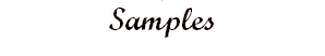 Samples